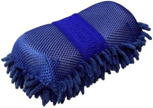 Gąbka z myjką do kąpieli konia