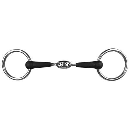 Wędzidło York gumowe podwójnie łamane 15 mm