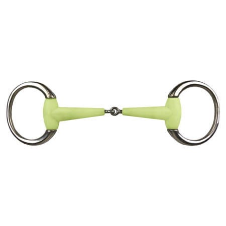 Wędzidło York smakowe oliwkowe pojedynczo łamane 19 mm