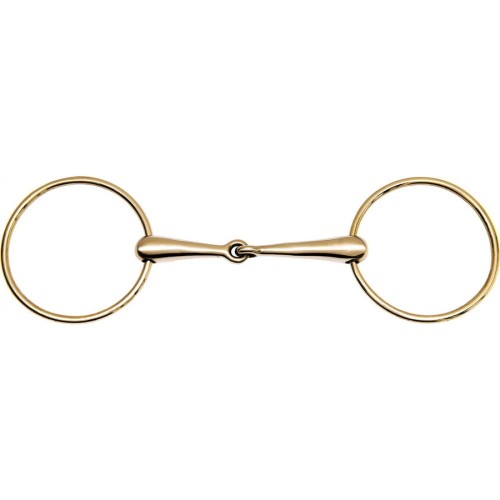 Wędzidło "German Large Rings II" pojedynczo łamane 13,5 cm - WYSYŁKA 48H