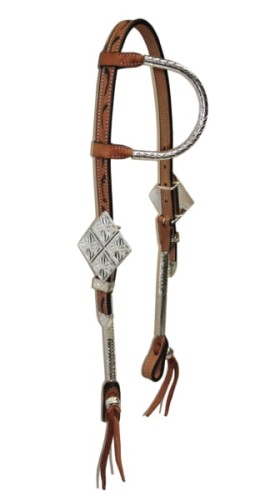 Ogłowie westernowe na jedno ucho