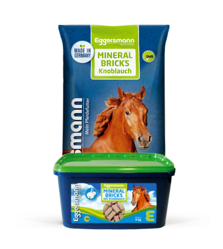 EGGERSMANN Mineral Bricks Knoblauch 25kg witaminy i minerały w formie nagrody z czosnkiem 