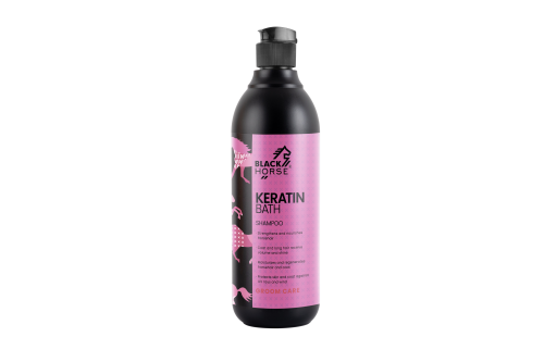 BLACK HORSE KERATIN BATH 500ml szampon wzmacniający dla koni