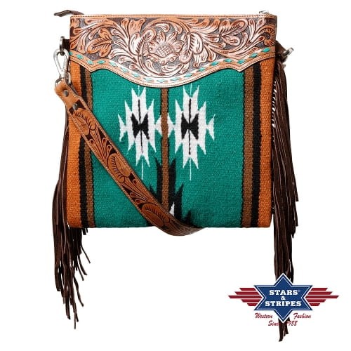Torebka westernowa skórzana STARS & STRIPE