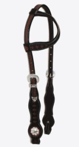 Ogłowie westernowe na jedno ucho