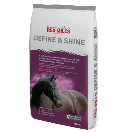 RED MILLS Define & Shine 18kg wysokokaloryczny granulat dla koni