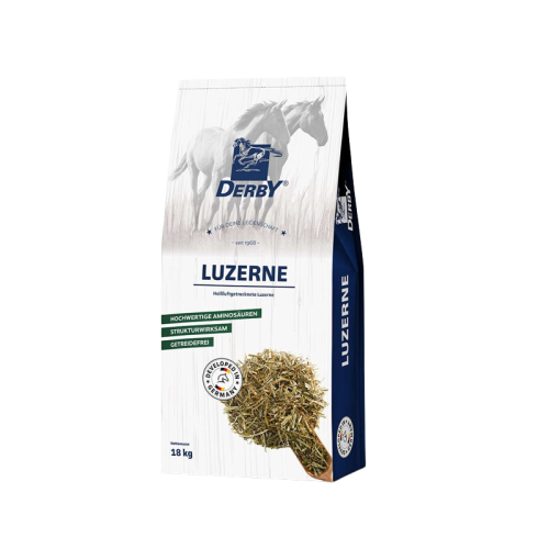DERBY Luzerne 18kg sieczka z lucerny z melasą dla koni