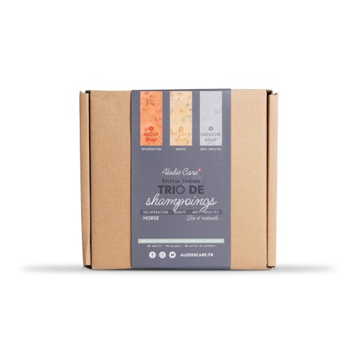 ALODIS CARE Trio Shampoings 3x 250ml zestaw szamponów dla koni