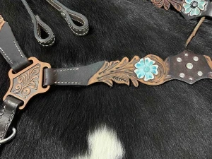 Zestaw westernowy ogłowie + napierśnik