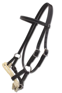 Ogłowie westernowe skórzane SIDEPULL