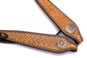 Ogłowie westernowe skórzane