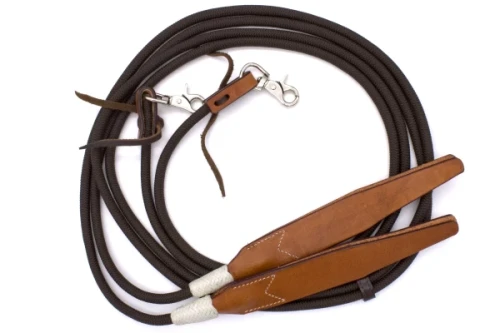 Wodze westernowe antypoślizgowe łączone nylonowe