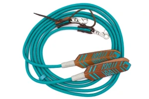 Wodze westernowe antypoślizgowe okrągłe nylonowe