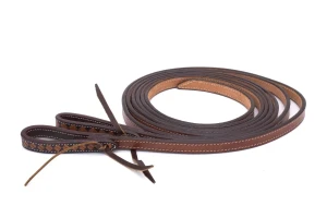 Wodze westernowe skórzane zdobione