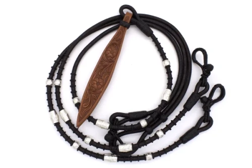 Wodze westernowe typu ROMAL zdobione 