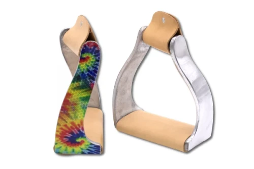 Strzemiona westernowe aluminiowe skręcone PRINT