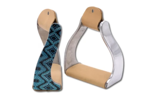 Strzemiona westernowe aluminiowe skręcone PRINT