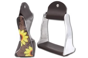 Strzemiona westernowe aluminiowe skręcone PRINT