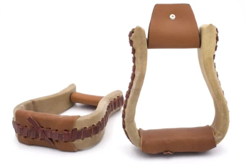 Strzemiona westernowe skórzane