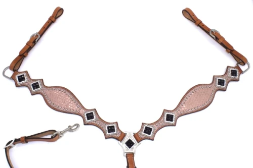 Napierśnik westernowy skórzany