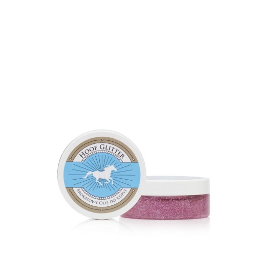 SCANDIA HOOF GLITTER 200ml różowy brokatowy olej do kopyt