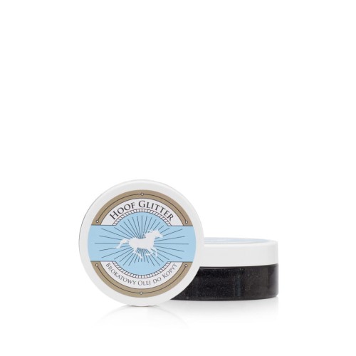 SCANDIA HOOF GLITTER 200ml czarny brokatowy olej do kopyt