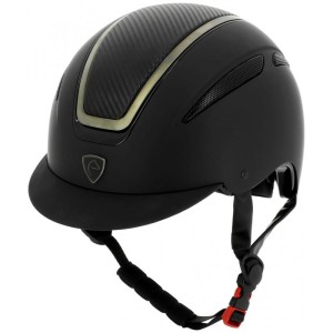 Kask jeździecki EquiTheme Agris Carbon Mat