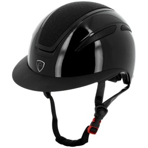 EQUITHEME Kask jeździecki "AGRIS" - szeroki daszek 