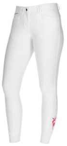 Bryczesy damskie pełny lej Janne x PinkRibbon Covalliero