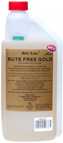 GOLD LABEL Bute Free Gold 1l preparat z kurkumą