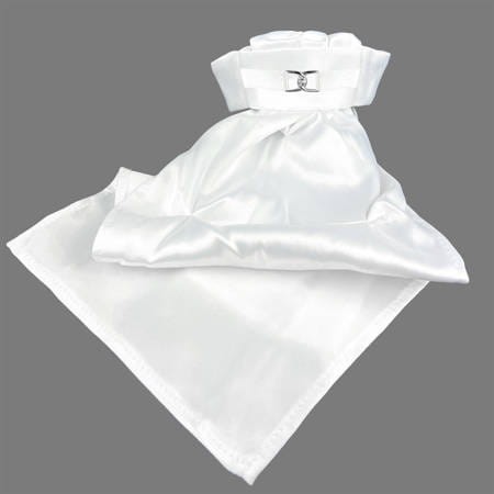 Plastron York dziecięcy Kaya - biały  - WYSYŁKA 48 H 