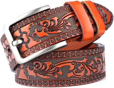 Pasek do spodni westernowy CAMEL BROWN