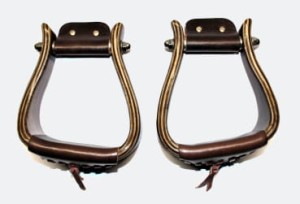 Drewniane strzemiona westernowe PREMIUM  