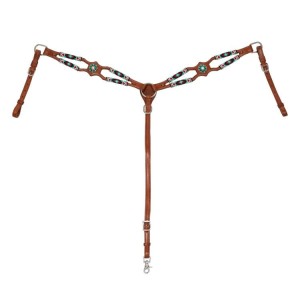 Napierśnik skórzany zdobiony  Pool's 