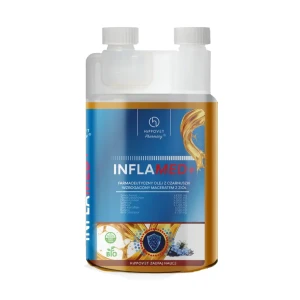 HIPPOVET PHARMACY Inflamed+ 1,2l farmaceutyczny olej z czarnuszki