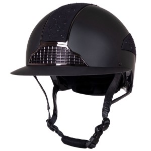 Kask jeździecki Ohio  QHP  - szeroki daszek 