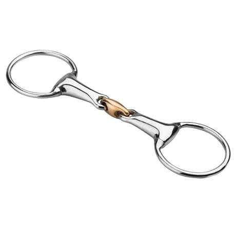 Wędzidło oliwkowe miedziane puste