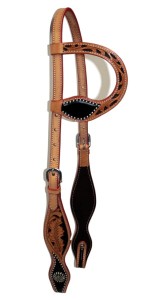 Ogłowie westernowe na jedno ucho