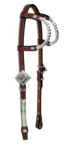 Ogłowie westernowe na dwa ucha SHOW