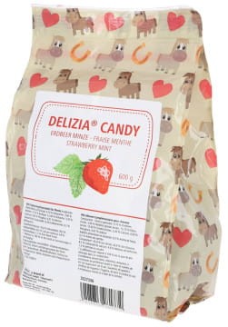 Smakołyki dla konia Delizia Candy truskawka i mięta 600 g