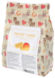 Smakołyki dla konia Delizia Candy miód i mango 600g