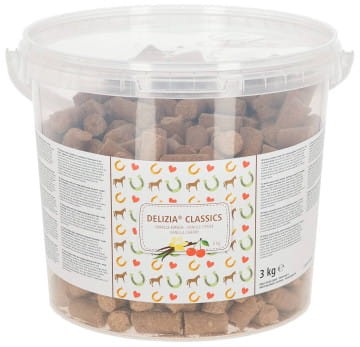 Smakołyki dla konia Delizia Classic wanilia i czereśnia 3kg