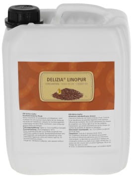 Olej lniany dla konia Delizia 5l