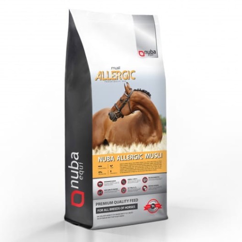 NUBA EQUI Allergic Musli BALENCER 2G 20kg pasza dla koni alergicznych karmionych owsem