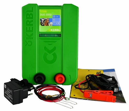 Elektryzator uniwersalny TITAN DUO 3000, 3,0 J, Kerbl