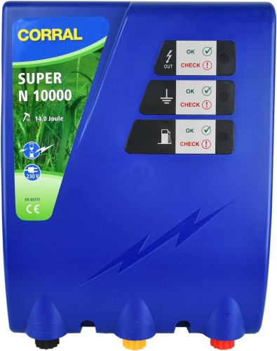 Elektryzator sieciowy Corral N 10000, na dziki, dla koni, byków, bydła, owiec i kóz, 14,0 J