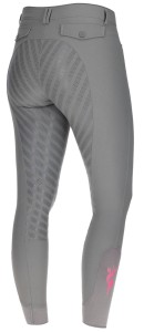 Bryczesy jeździeckie damskie Janne x PinkRibbon pełny lej Covalliero