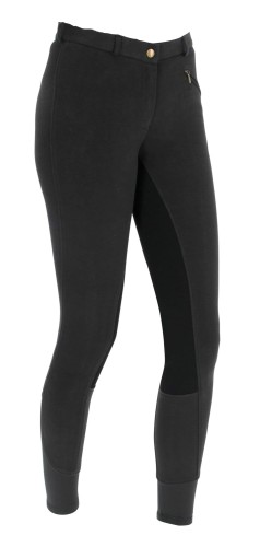 Bryczesy Economic, dziecięce, czarny, Covalliero