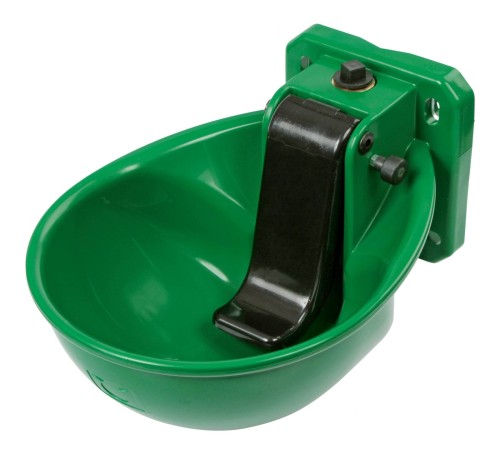 Poidło dla bydła i koni z językiem, tworzywo sztuczne K71, zielone, Kerbl