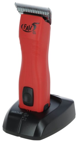 Maszynka do strzyżenia koni FAV5 CL Horse, 1 akumulator, czerwona, Aesculap